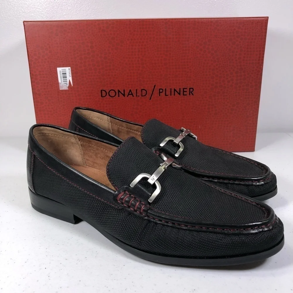 DONALD J. Pliner Norm Horsebit Loafer Shoes - Picture 9 of 9